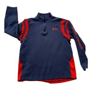 Under Armour Sweater Blue and Orange Youth UNISEX Sz S Gently used